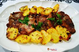 Bisteca Assada com Batata