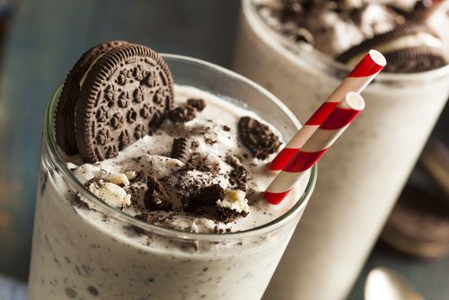 Milk-shake com Biscoito Recheado