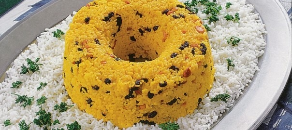 Arroz com açafrão